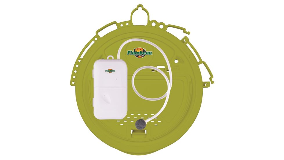 Flambeau Premium Bait Bucket Lid w/Portable Aerator One Combo Pack, 6083FA