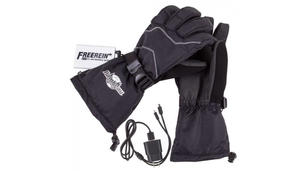 Flambeau Synthetic Heated Gloves Kit - Men's, Black, Extra Large FLMF200XL