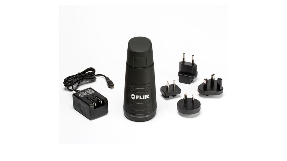 FLIR Systems Battery Charger w/Power Supply and Multi Plugs, Black T199128