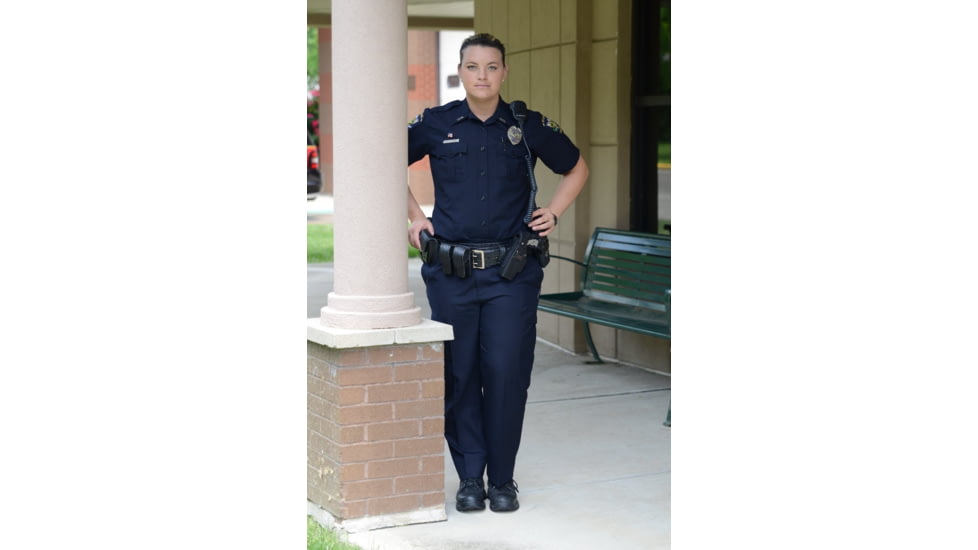 Flying Cross Deluxe Tactical Womens Short Sleeve Shirt - Lapd Navy - 152R698630NA