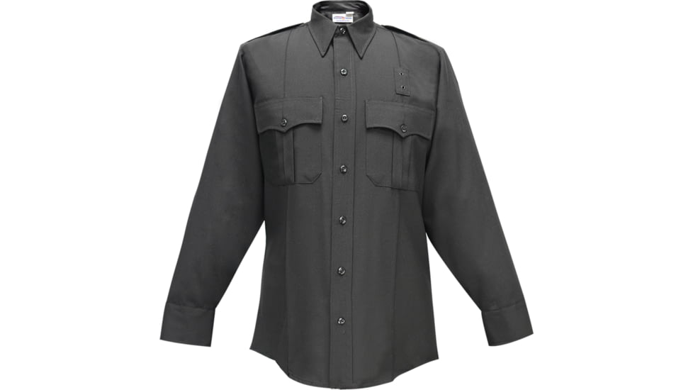 Flying Cross Justice Long Sleeve Shirt w/ Pleated Pockets - Men's, Black, 14/14.5in Neck, 32/33in Sleeve, 05W84101401453233