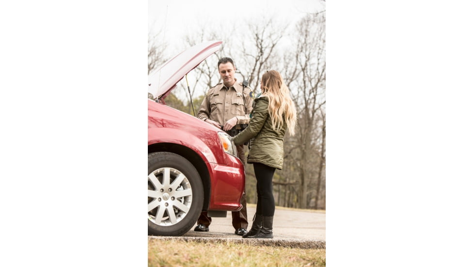 Flying Cross Justice Long Sleeve Shirt W/ Pleated Pockets, Silver Tan - 05W84041401453233