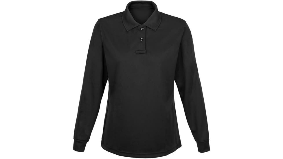Flying Cross Long Sleeve Impact Polo - Women's, Black, Large, 3220W10LARGENA