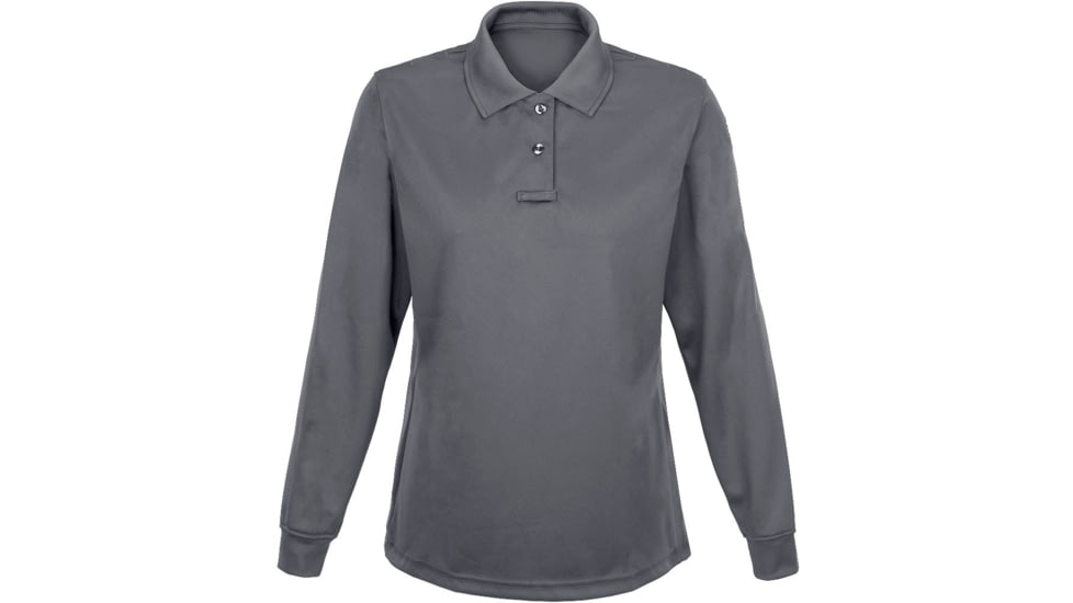 Flying Cross Long Sleeve Impact Polo - Women's, Gray, Large, 3220W01LARGENA