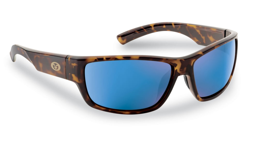 Flying Fisherman 7701TSB Matecumbe Polarized Sunglasses, Tortoise Frame, Smoke-Blue Mirror Lens, 7701TSB