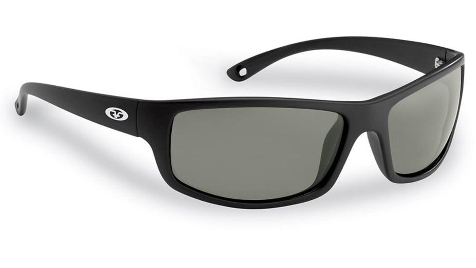 Flying Fisherman 7756BS Slack Tide Sunglasses Matte Black Smoke, 7756BS