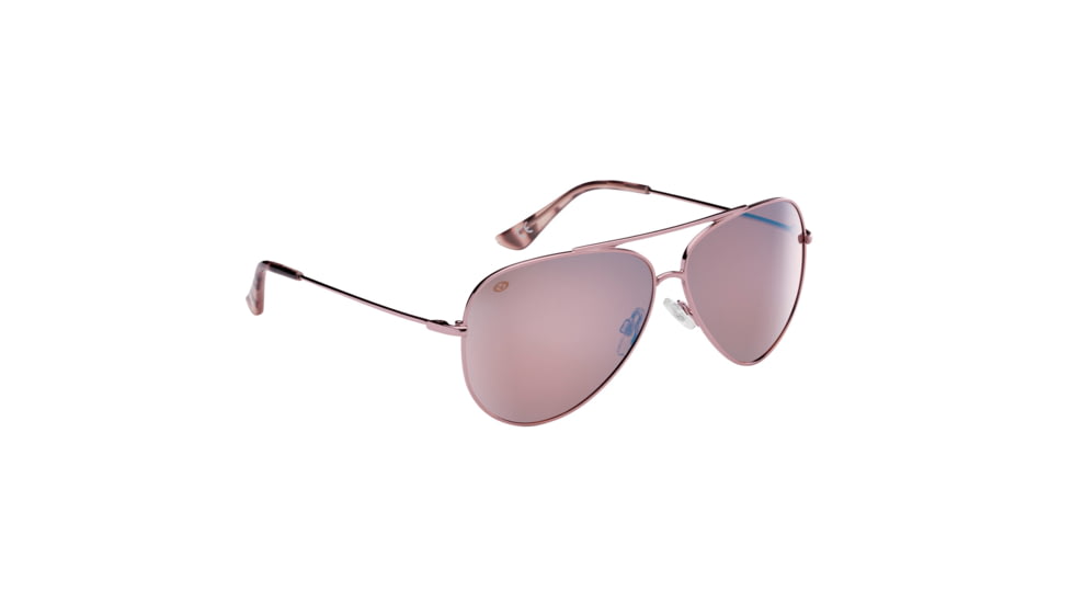 Flying Fisherman 7874RCS Crew Sunglasses, Rose Gold Frame Copper-Silver Mirror Polarized Lens, Med to Large Fit, 7874RCS