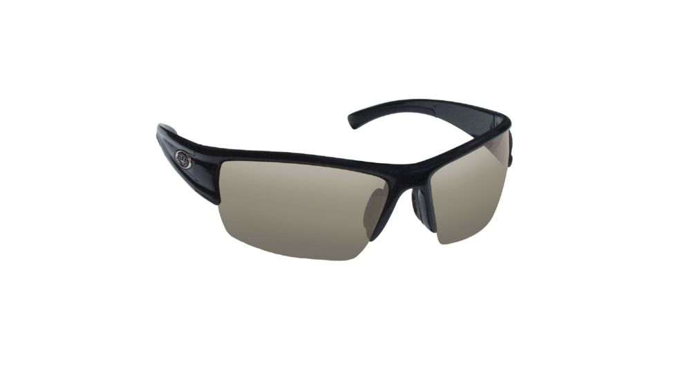 Flying Fisherman Edge Sunglasses, Matte Black Frame, Smoke Lens 4010172