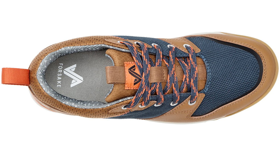 Forsake Banks Low Top Hiking Boots - Men's, Navy/Orange, 9, MSS21B1-492-9