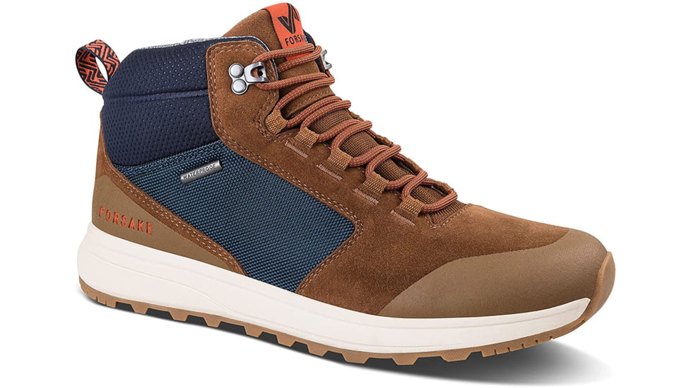 Forsake Maddox Mid Top Hiking Boots - Men's, Navy/Orange, 13, MFW20MM4-492-13