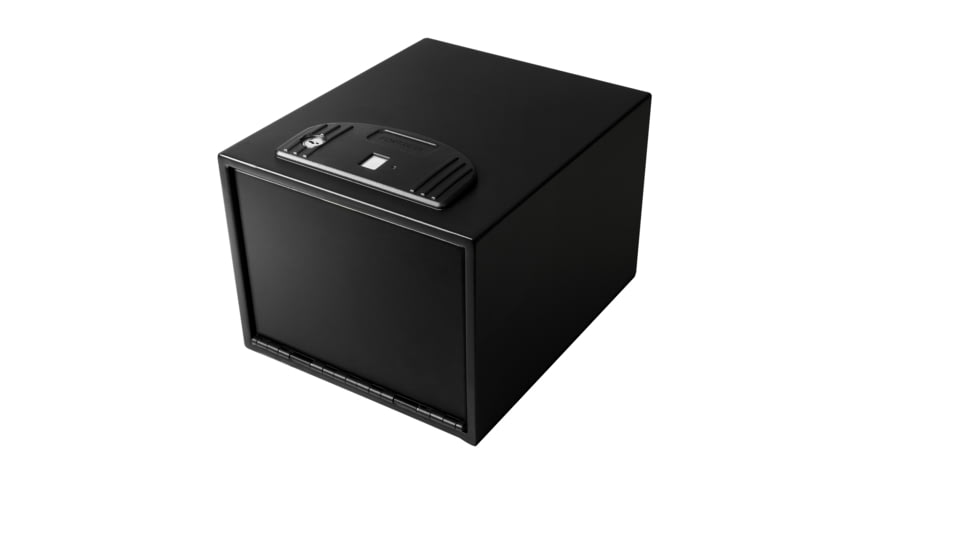 Fortress Large Quick Access Safe with Biometric Lock, Black Santex, Large, 55B30