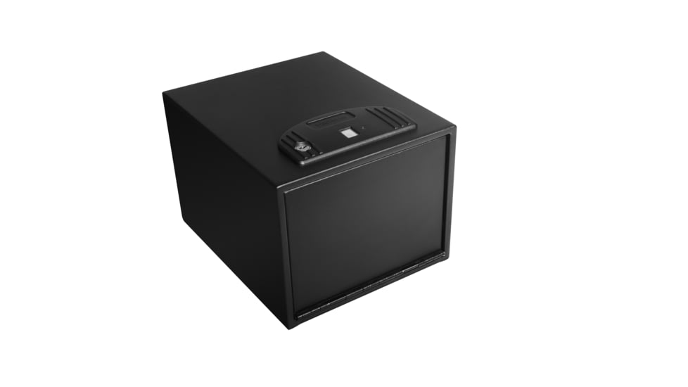 Fortress Large Quick Access Safe with Biometric Lock, Black Santex, Large, 55B30