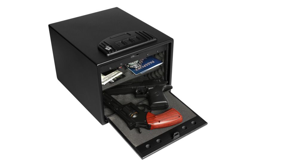 Fortress Large Quick Access Safe with Electronic Lock, Black, Large, 55E30