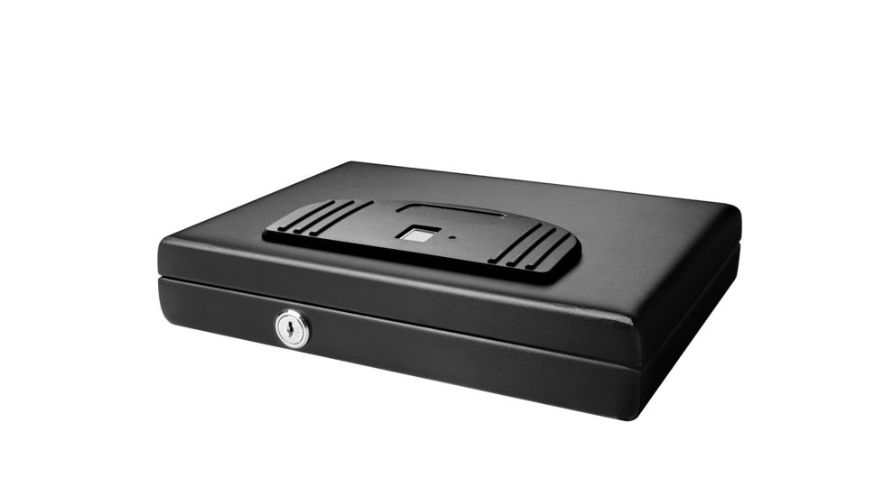 Fortress Medium Portable Safe with Biometric Lock, Black, Medium, 11B20