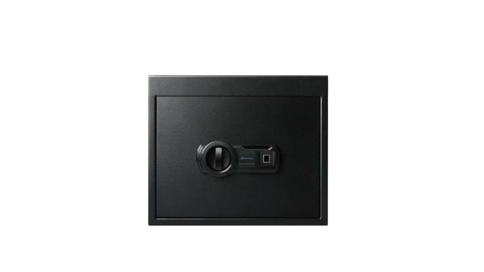 Fortress Personal Drawer Safe with Biomertric Lock, Black Santex, Small, 44B10
