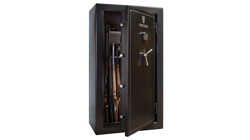 Fortress 36 Gun Safe w/ E-Lock and Override Key, 60x33x20in, 250-002-434