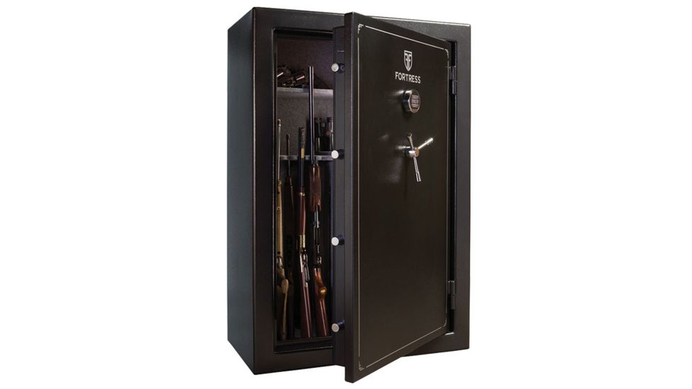 Fortress 45 Gun Safe w/ E-Lock and Override Key, 60x40x22in, 250-002-435