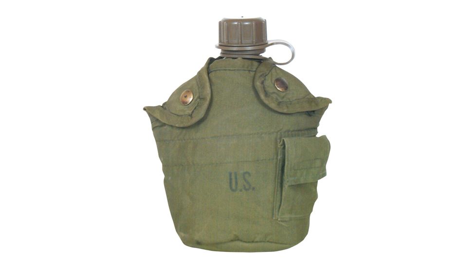 Fox Outdoor GI 1 Qt. Canteen Cover - Used, Olive Drab, 93-10 OD