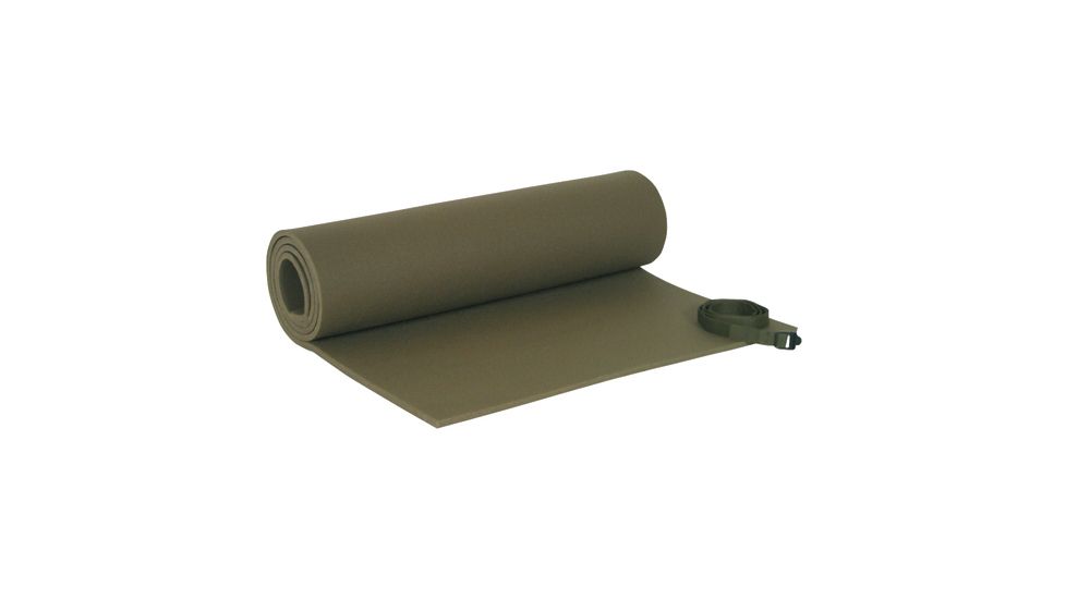 Fox Outdoor GI Foam Sleeping Pad, Olive Drab, 92-07
