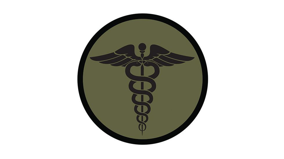 Fox Outdoor Medical and Morale Patches, EMS - Olive Drab, 84P-010
