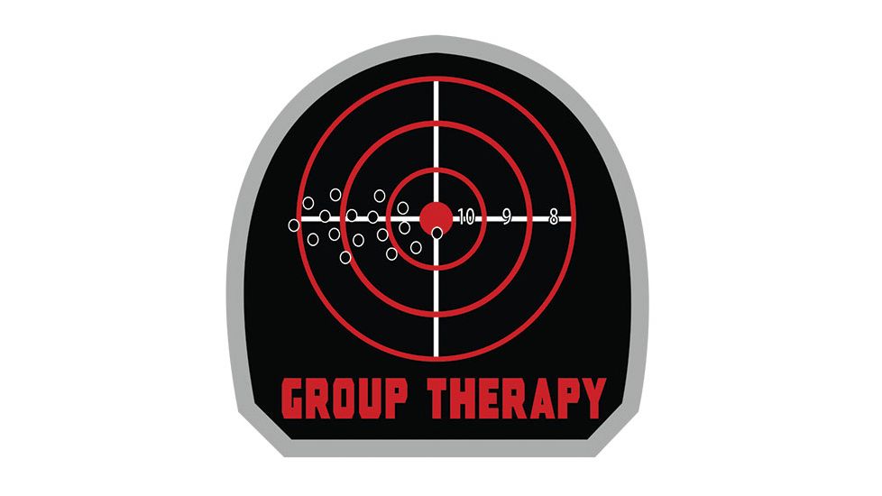 Fox Outdoor Medical and Morale Patches, Group Therapy - Black/Red, 84P-141