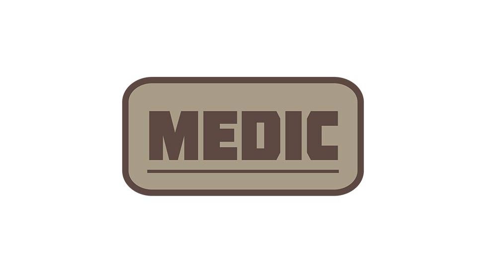 Fox Outdoor Medical and Morale Patches, Medic - Khaki, 84P-032