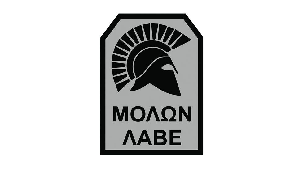 Fox Outdoor Medical and Morale Patches, Sparten - Grey, 84P-151