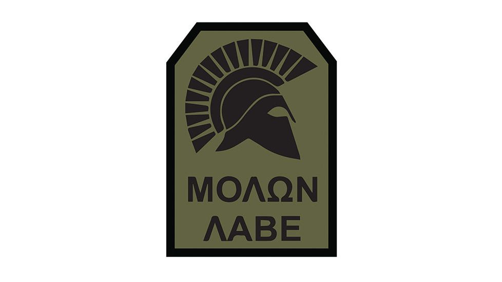 Fox Outdoor Medical and Morale Patches, Sparten - Olive drab, 84P-150