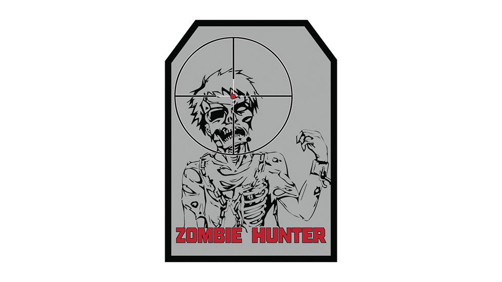 Fox Outdoor Medical and Morale Patches, Zombie Hunter - Grey, 84P-391