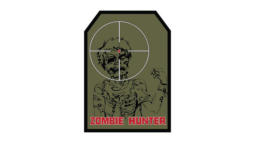 Fox Outdoor Medical and Morale Patches, Zombie Hunter - Olive Drab, 84P-390