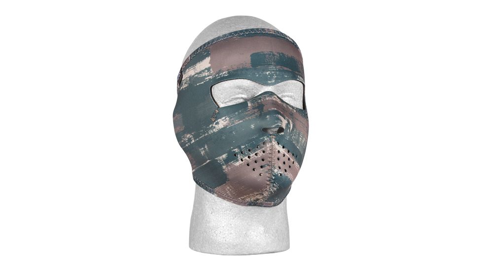 Fox Outdoor Neoprene Thermal Face Mask, Dark Brushed Camo 72-657