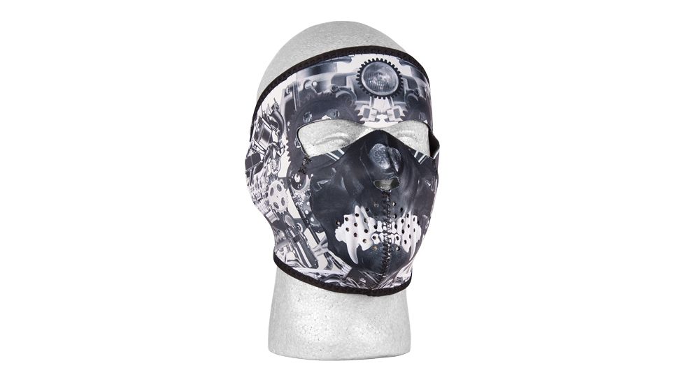 Fox Outdoor Neoprene Thermal Face Mask, Sprocket Skull 72-658