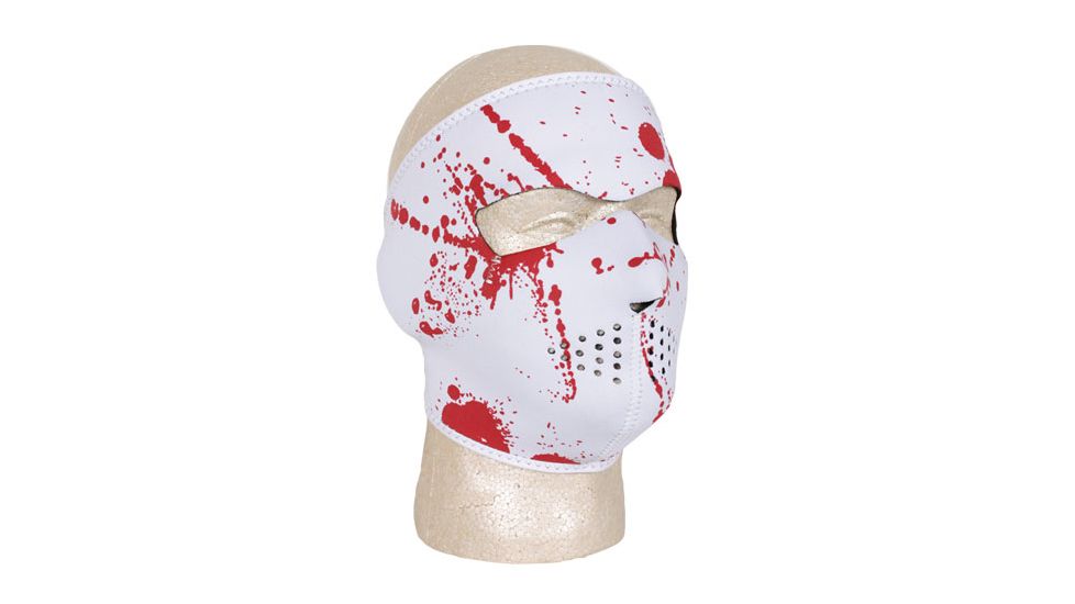 Fox Outdoor Neoprene Thermal Face Mask, Blood Splatter, 72-620