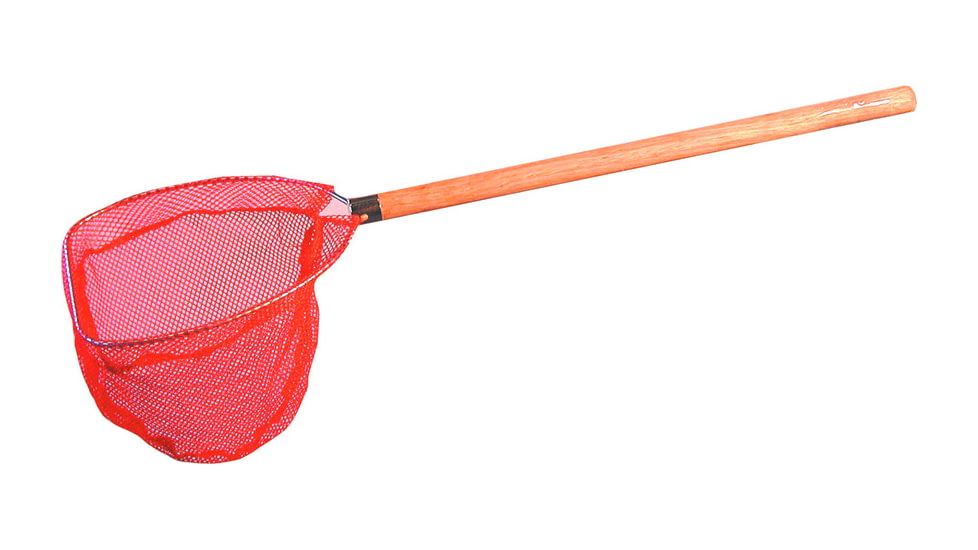 Frabill Baitwell Net 8x5in Wire Hoop 18in Handle, Wood, 16 in, PMC3051