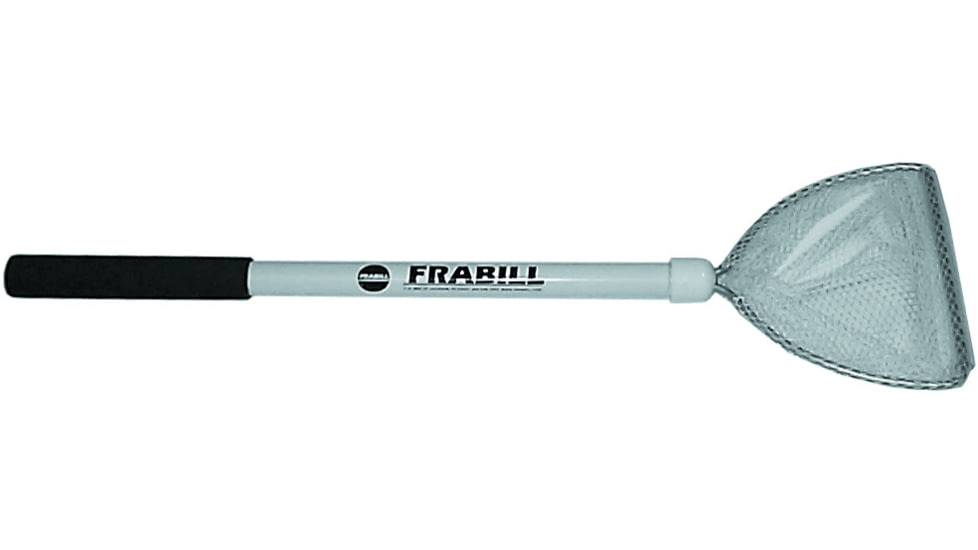 Frabill Baitwell Net 8x9in D-Hoop 18in Fixed PVC Handle, 3241