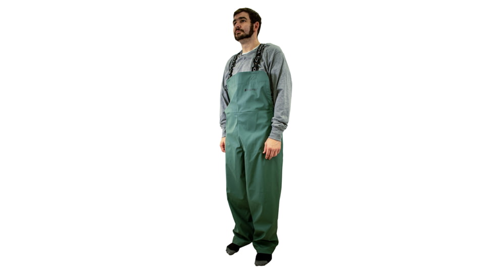 Frogg Toggs Men's WayPoint Angler Bib, Green, Size LG, 1WA911-500-LG