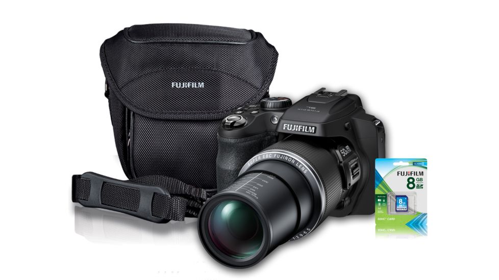 Fujifilm FinePix SL1000 Digital Camera Bundle, Black 600012715