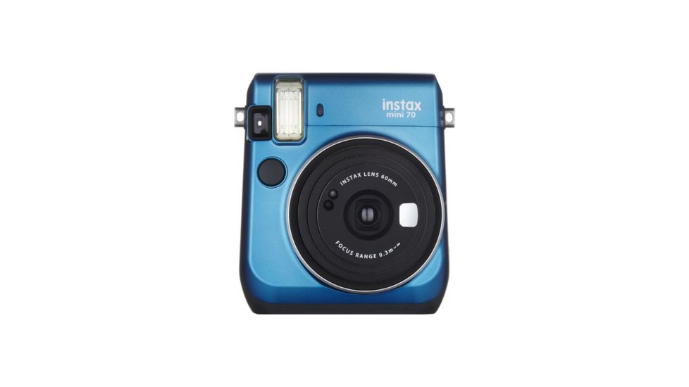 Fujifilm Mini 70 Film Camera, Island Blue, Small, 16496081