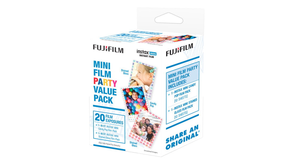 Fujifilm Mini Party Value Pack Film, Small, 600017170