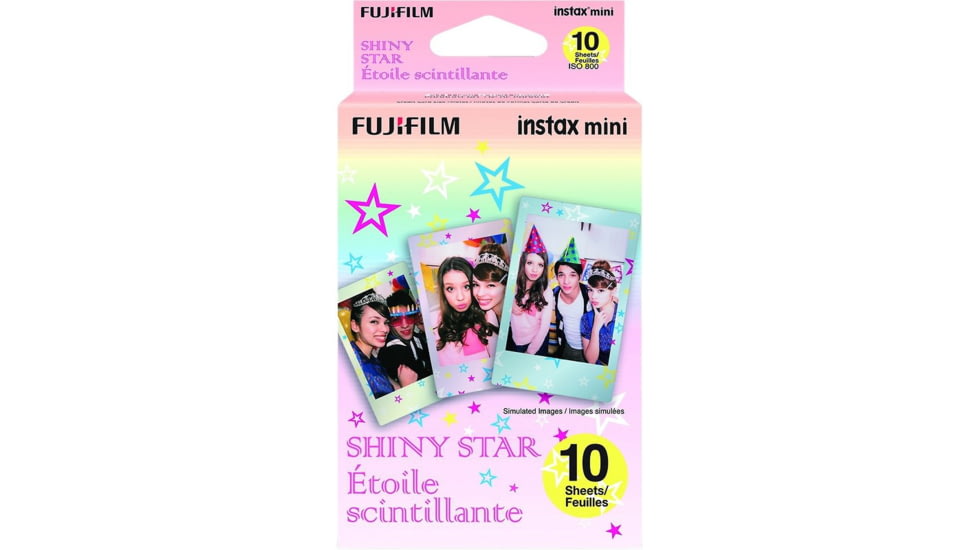 Fujifilm Mini Shiny Star Film 10 Pack, Small, 16404193