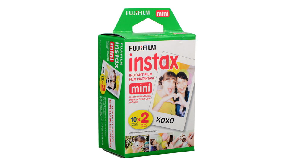 Fujifilm Mini Twin Film 20 Pack, Small, 16437396