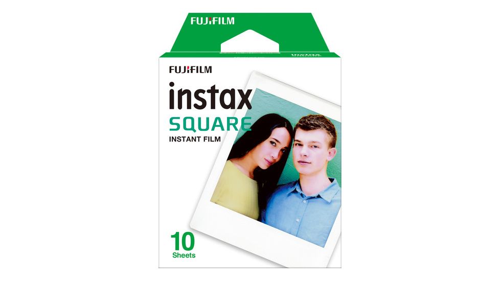 Fujifilm Square Film, 10 Pack, White, Small, 16583652