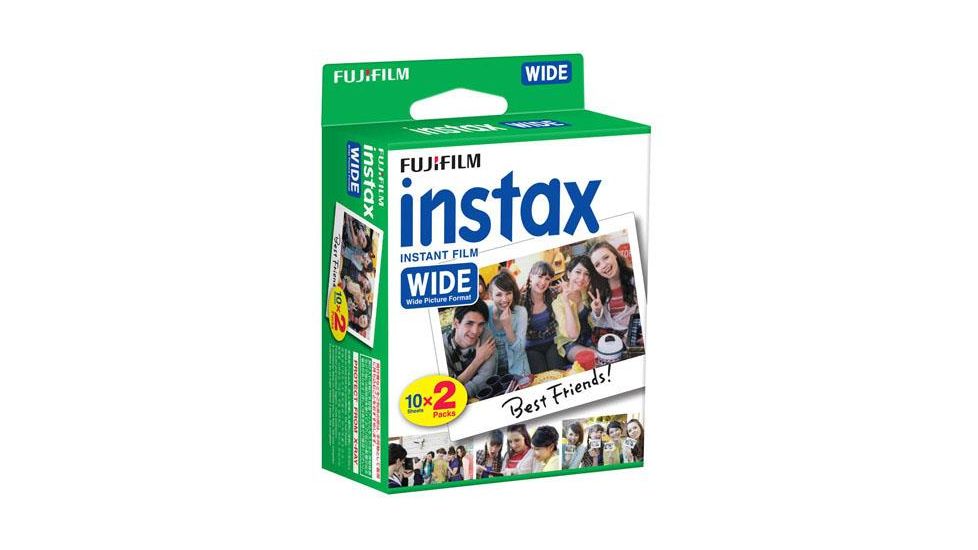 Fujifilm Wide Film, Twin, 20 Pack, Small, 16468498