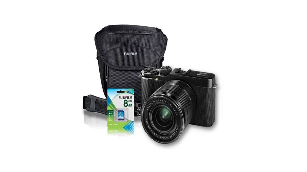 FujiFilm XA2 16MP Digital Camera Bundle, Black 600015548