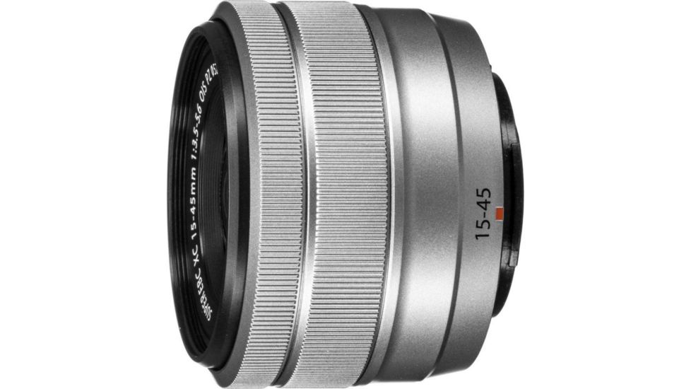 Fujifilm XC15-45mm F3.5-5.6 OIS PZ Camera Lens, Silver, Small, 16565818