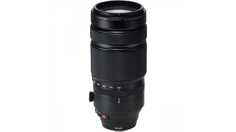 Fujifilm XF100-400mm F4.5-5.6 R LM OIS WR Camera Lens, Black, Large, 16501109