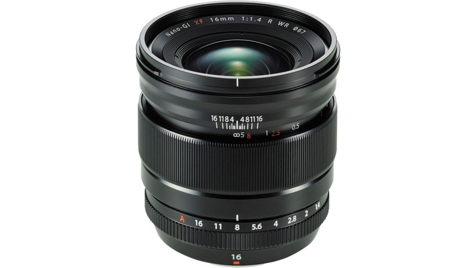 Fujifilm XF16mm F1.4 R WR Camera Lenses, Black, Small, 16463670