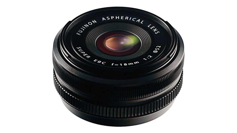 Fujifilm XF18mm F2 R Camera Lenses, Black, Small, 16240743