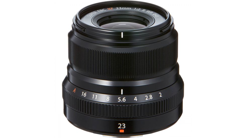 Fujifilm XF23mm F2 R WR Camera Lenses, Black, Small, 16523169