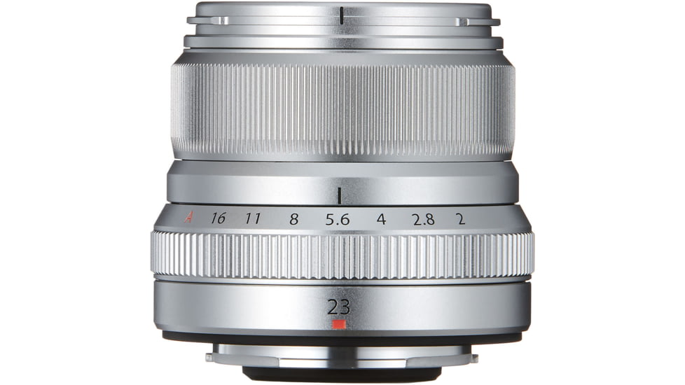 Fujifilm XF23mm F2 R WR Camera Lenses, Silver, Small, 16523171